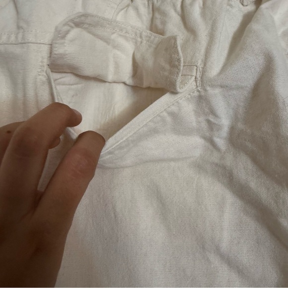 Free People Sky Rider Straight-leg Pants In Ecru - Picture 13 of 13